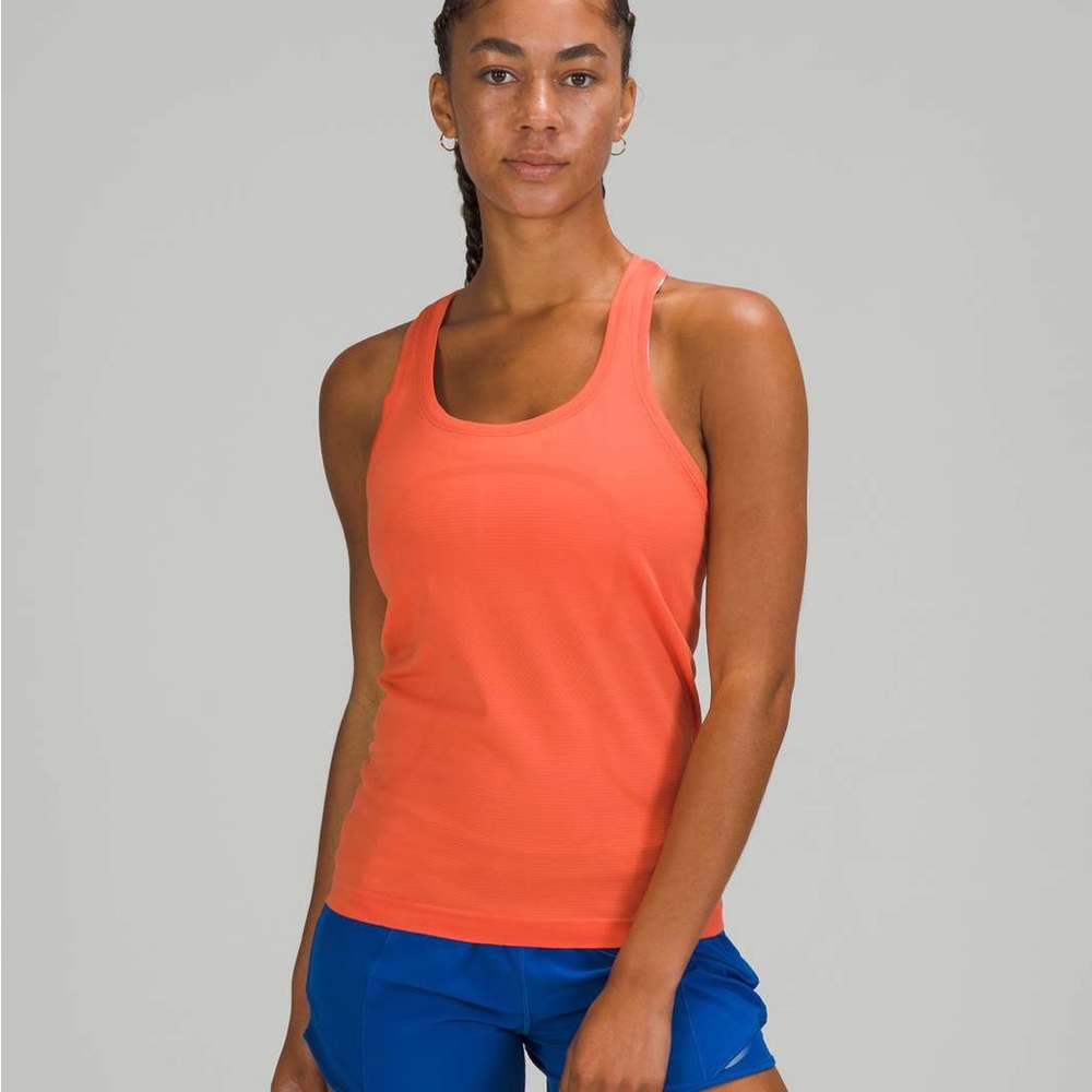 Lululemon Swiftly Tech Racerback Tank Top 2.0 in Coral Orange